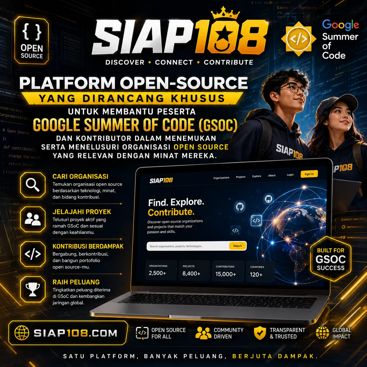 Dashboard GSoC Hub